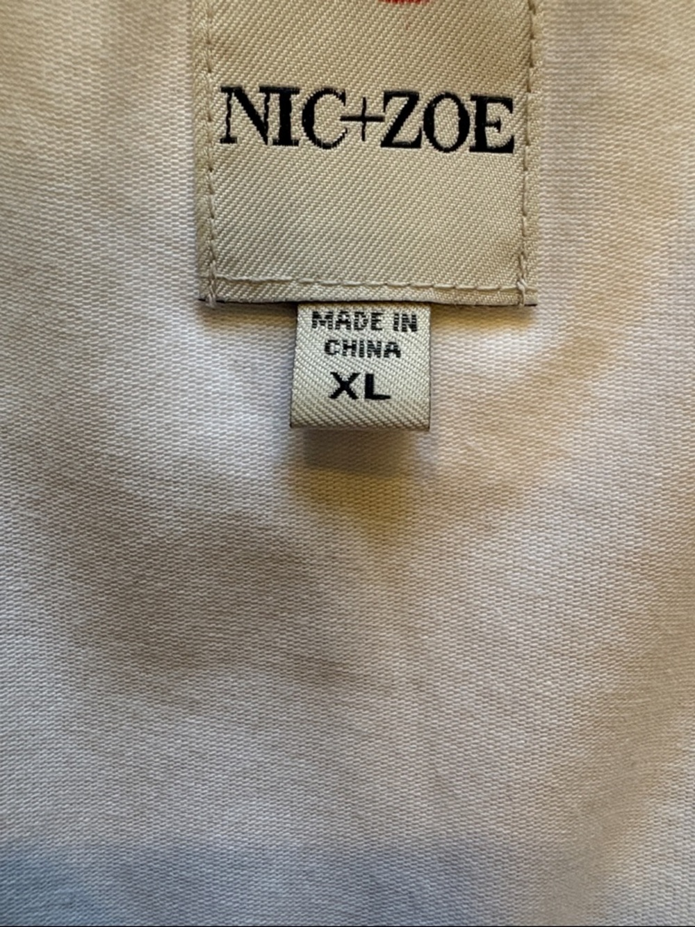 NIC+ZOE White Pleated Collar & Flared Cuff Long Sleeve Top - Picture 5 of 8